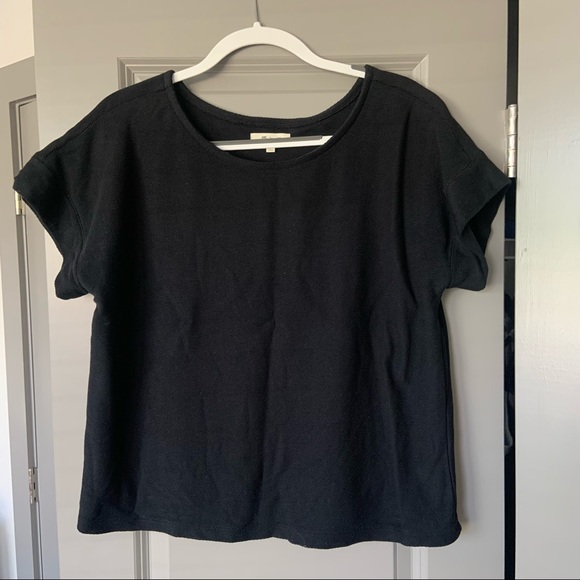 Madewell Boxy Cropped Wear-Anywhere Tee Sz M - Picture 4 of 6